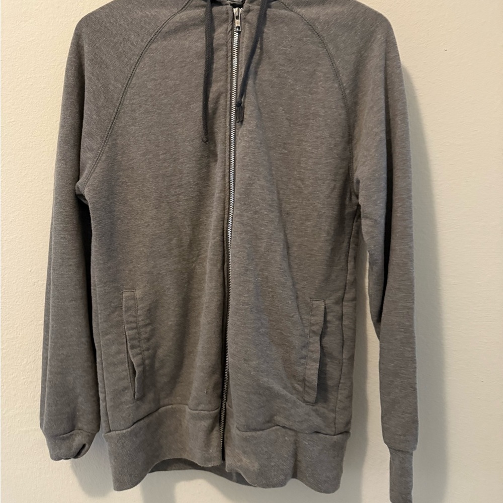 Gray Men's Zipup Hoodie